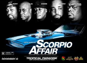 16th Annual Scorpio Affair @ Tropical Paradise Ballroom