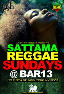 Sattama Reggae Sundays @ Bar 13