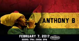 ANTHONY B LIVE! at B.B. KING @ B.B. King Blues Club & Grill