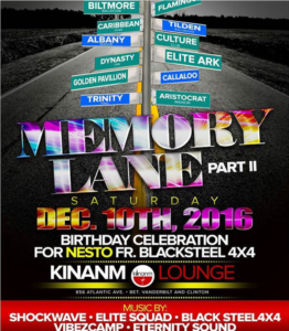MEMORY LANE @ Kinanm Lounge