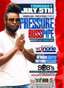 Pressure Busspipe LIVE! at SOB's @ SOB's