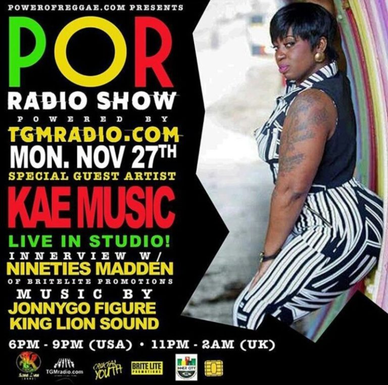 Kae Music Innerview on the Power of Reggae Radio show