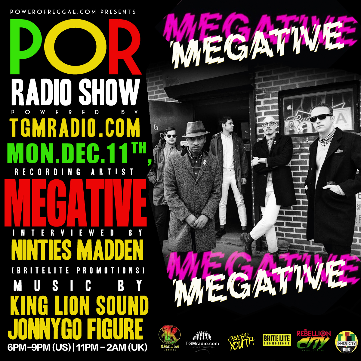 Megative Innerview on the Power of Reggae Radio Show