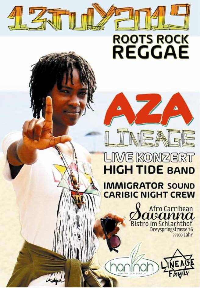 Aza Lineage Roots Rock Reggae @ Bistro im Schlachthof