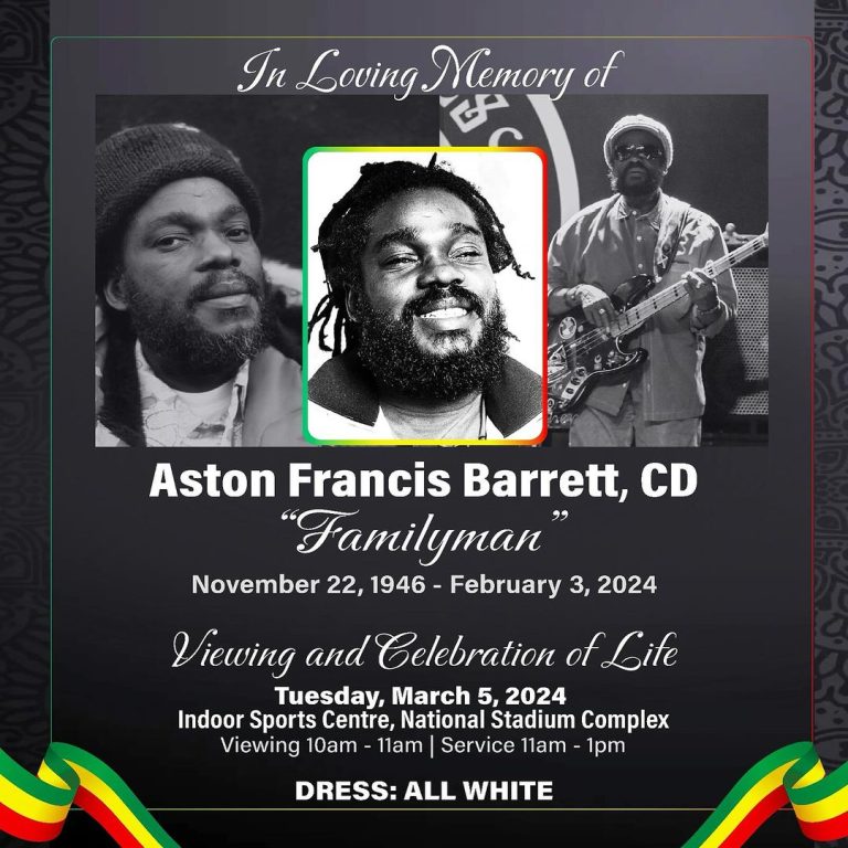 Celebration of Life for Aston “Familyman” Barrett